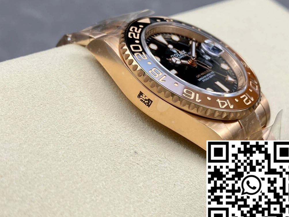 Master Gold Factory M126715CHNR-0001 Rolex MoistureWicking 1176 Rose Clean II GMT 0707